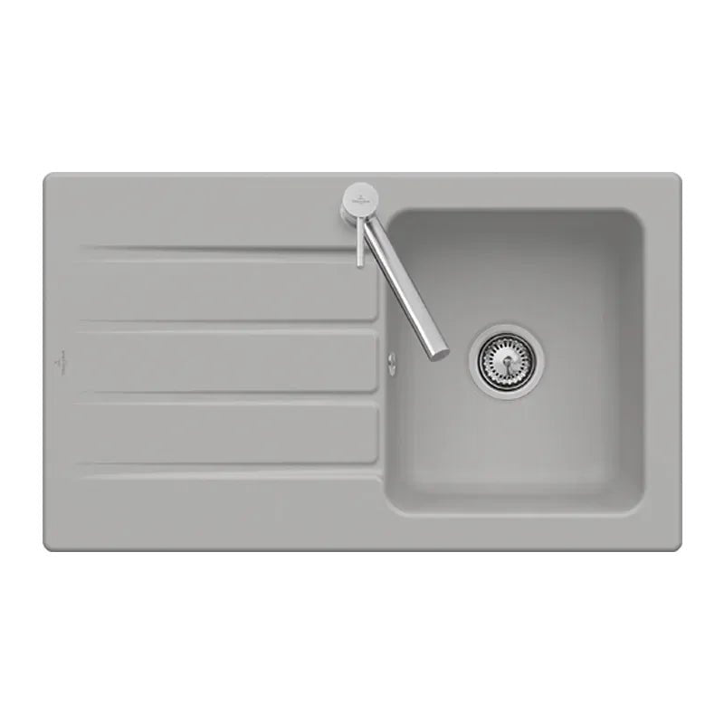  Architectura 50 ceramic sinks from Villeroy & Boch-Elegant & Zeitlos in Fossil-Grau for every bathroom-1