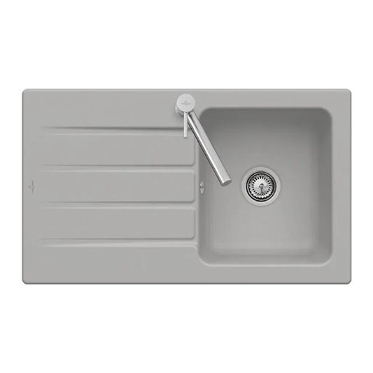  Architectura 50 ceramic sinks from Villeroy & Boch-Elegant & Zeitlos in Fossil-Grau for every bathroom-1