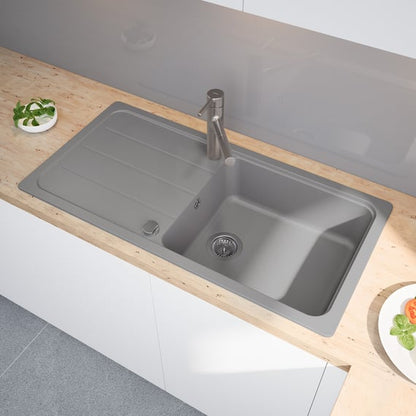  Architectura 50 ceramic sinks from Villeroy & Boch-Elegant & Zeitlos in Fossil-Grau for every bathroom-4