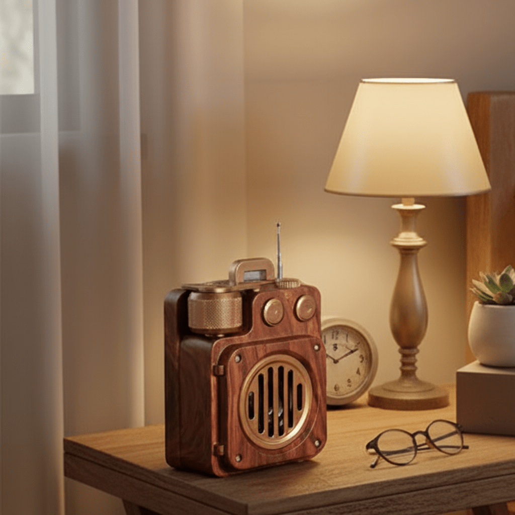 VINTAGEVIBE – Dark Academy Bluetooth Speaker with Rich Bass Performance 0