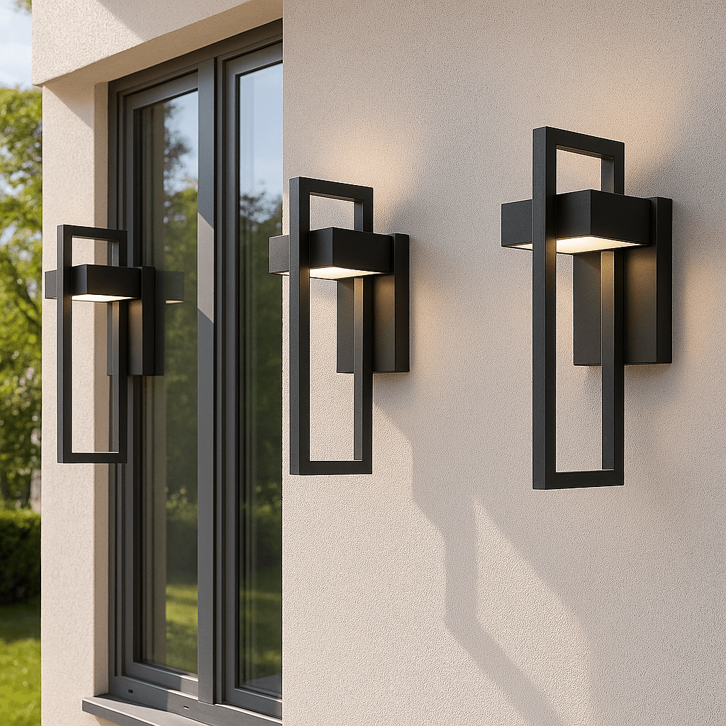 ARCORA – Modern Outdoor Wall Lamp with LED & Weather Protection