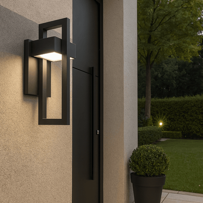 ARCORA – Modern Outdoor Wall Lamp with LED & Weather Protection