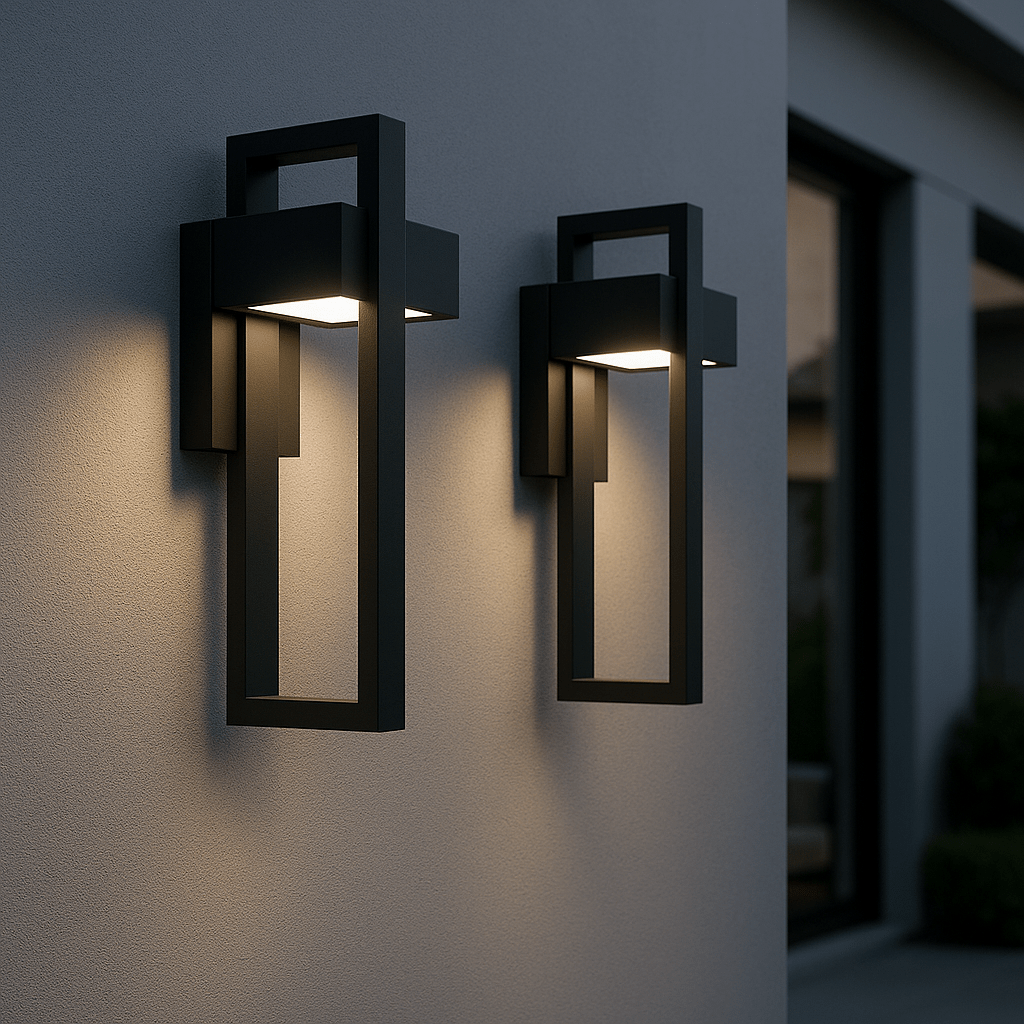ARCORA – Modern Outdoor Wall Lamp with LED & Weather Protection