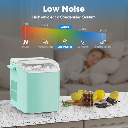 Compact Portable Ice Maker - Quick Ice Production & Self-Cleaning Function 6