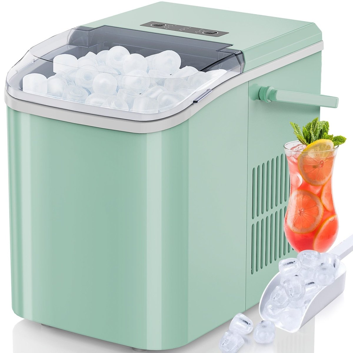 Compact Portable Ice Maker - Quick Ice Production & Self-Cleaning Function 9