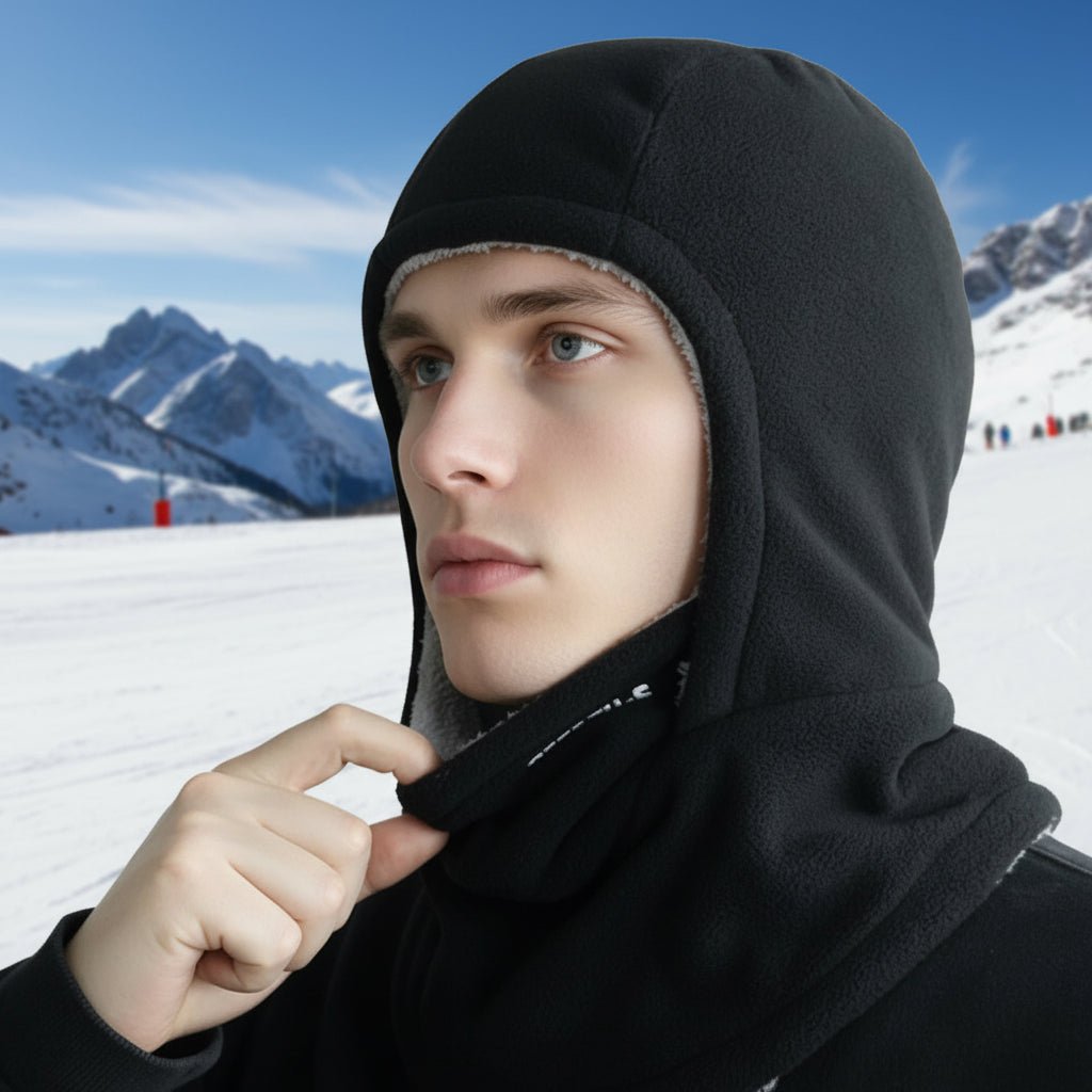 WINTERWRAP – Thermal Fleece Balaclava Mask for Cold-Weather Cycling & Outdoor Sports 1