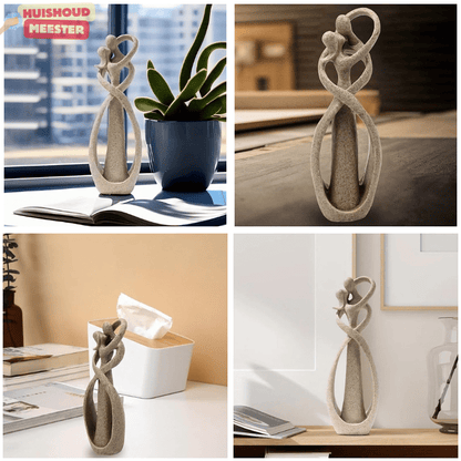 Scultura Armonia Embrace - Simbolo artistico di amore, legame ed eleganza senza tempo