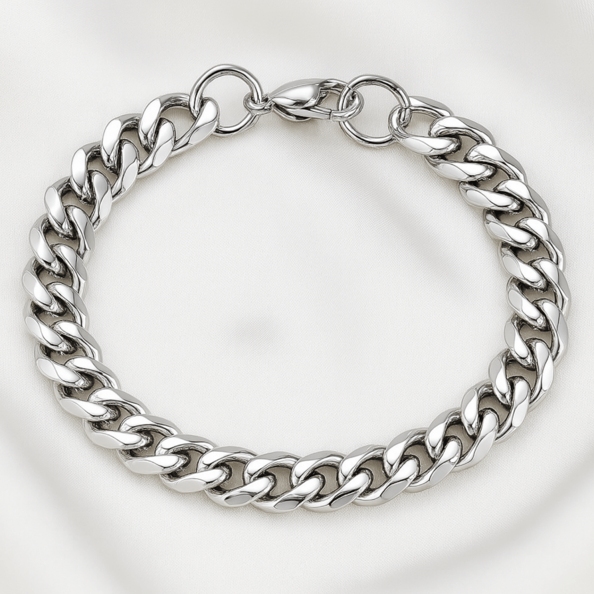 Armored Chain Bracelet - Adjustable Stainless Steel Punk Elegance for All Occasions 3