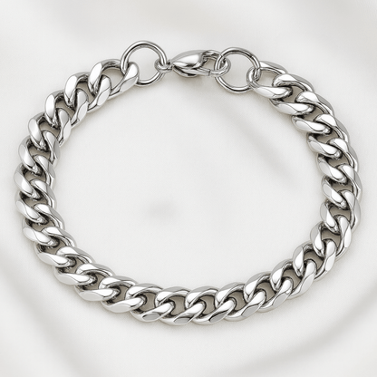 Armored Chain Bracelet - Adjustable Stainless Steel Punk Elegance for All Occasions 3