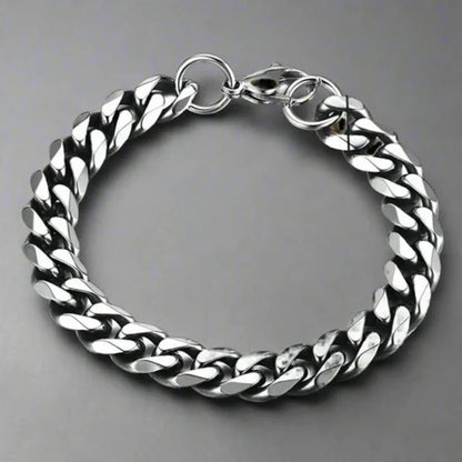 Armored Chain Bracelet - Adjustable Stainless Steel Punk Elegance for All Occasions 6