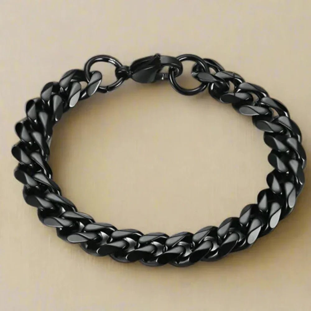 Armored Chain Bracelet - Adjustable Stainless Steel Punk Elegance for All Occasions 5
