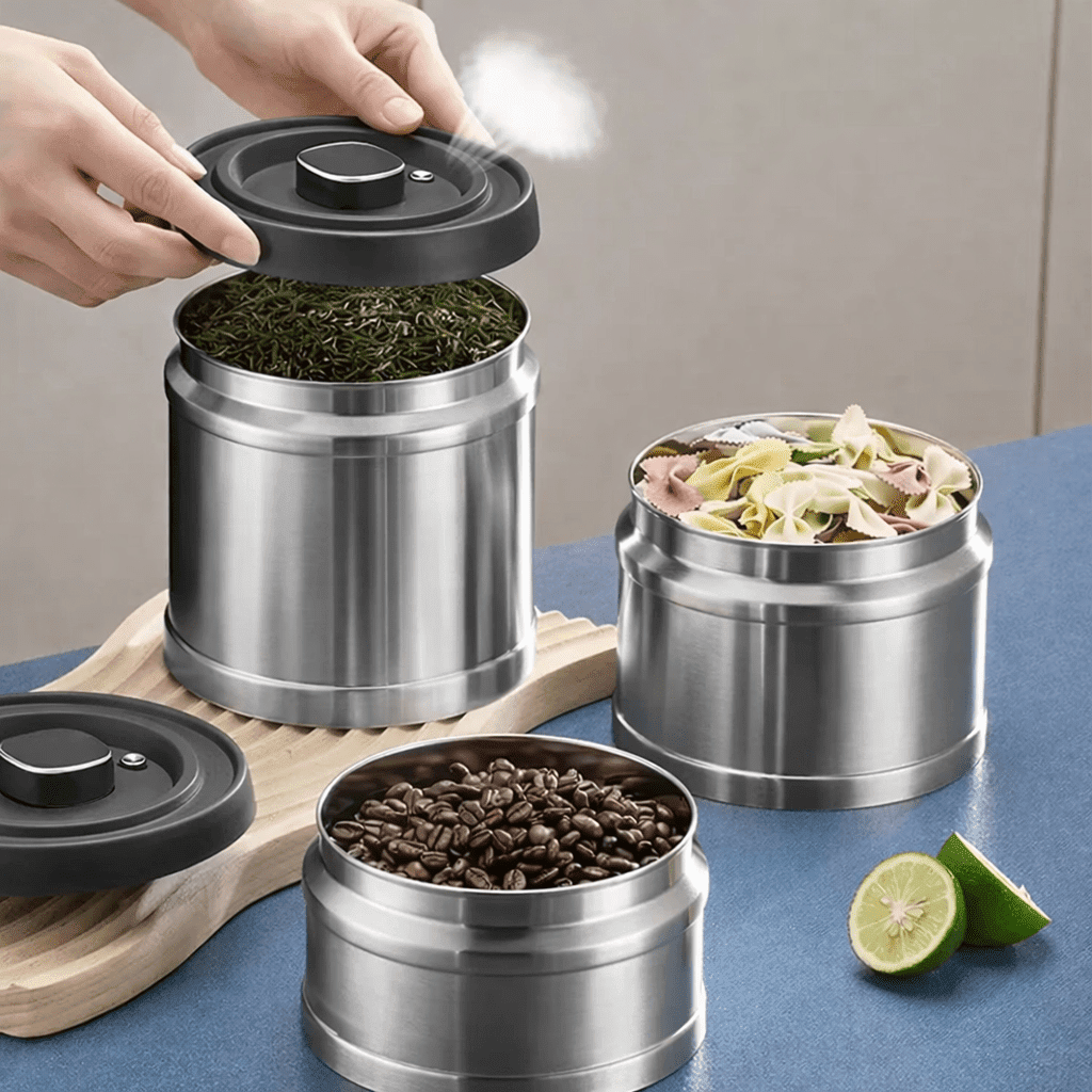 AROMAVAULT – Vacuum-Sealed Freshness for Coffee & Dry Foods