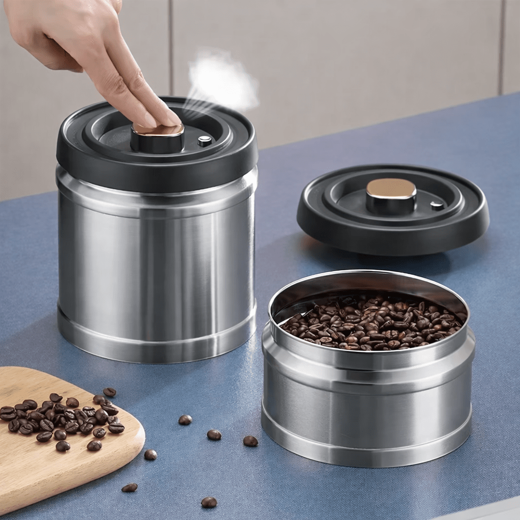 AROMAVAULT – Vacuum-Sealed Freshness for Coffee & Dry Foods