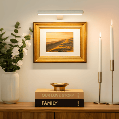 ArtGlow Lampada da parete a LED - Illuminazione wireless per arte e decorazione