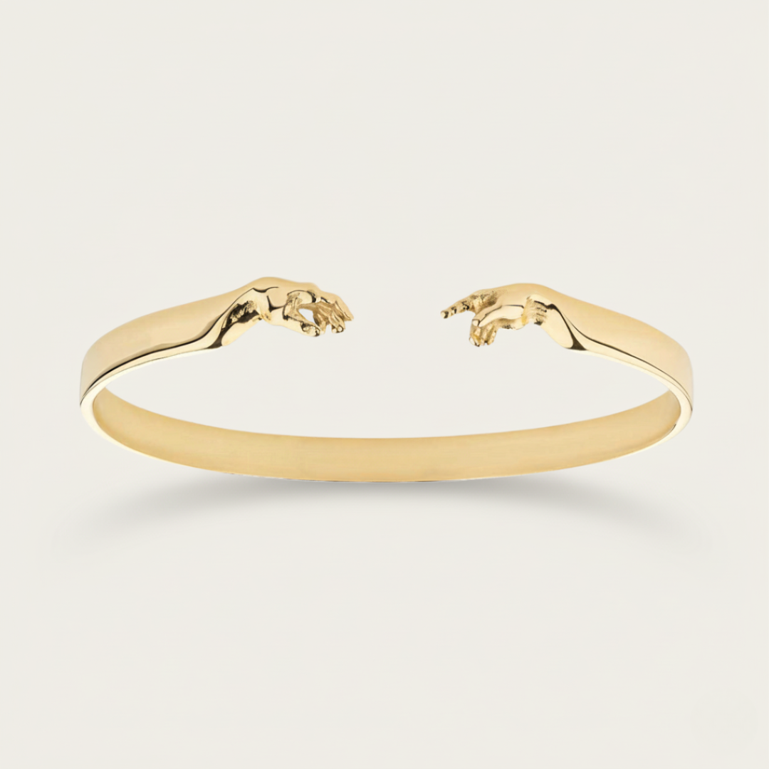 Golden Coastal Destiny Cuff Bracelet