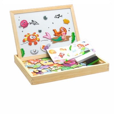 ArtMagnet Board - Montessori Houten Magnetisch Tekenbord voor Kinderen - Creativiteit & Leren