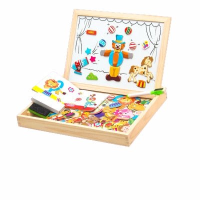 ArtMagnet Board - Montessori-Holz-Magnettafel für Kinder - Kreativität & Lernen
