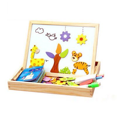ArtMagnet Board - Montessori Houten Magnetisch Tekenbord voor Kinderen - Creativiteit & Leren