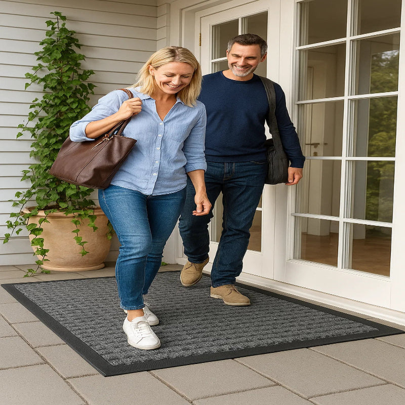 MUDSCRAPE – Heavy-Duty Anti-Slip Doormat for Dirt Trapping