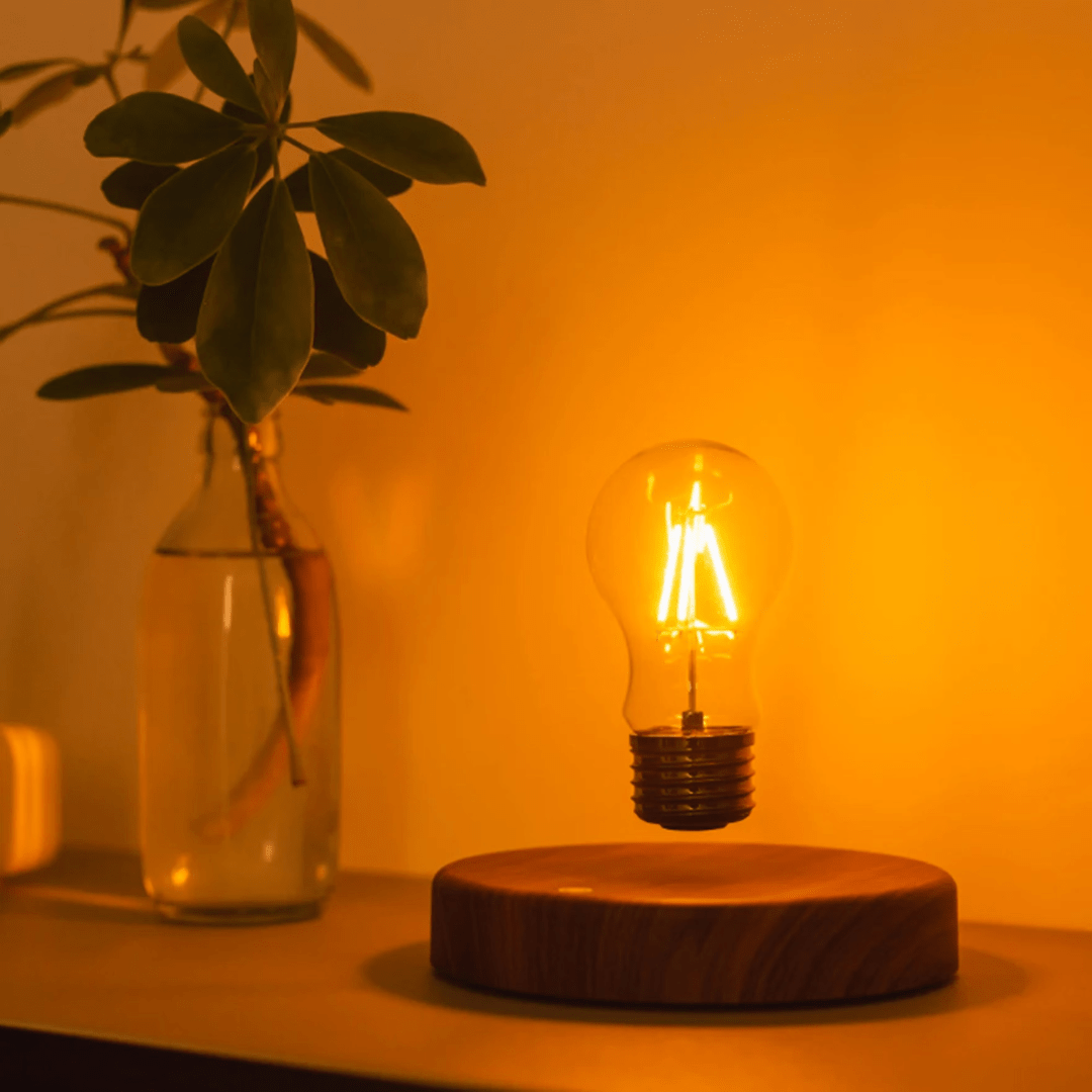LumiGlide zwevende LED-lamp | Magnetische levitatielamp met touchbediening voor moderne ruimtes