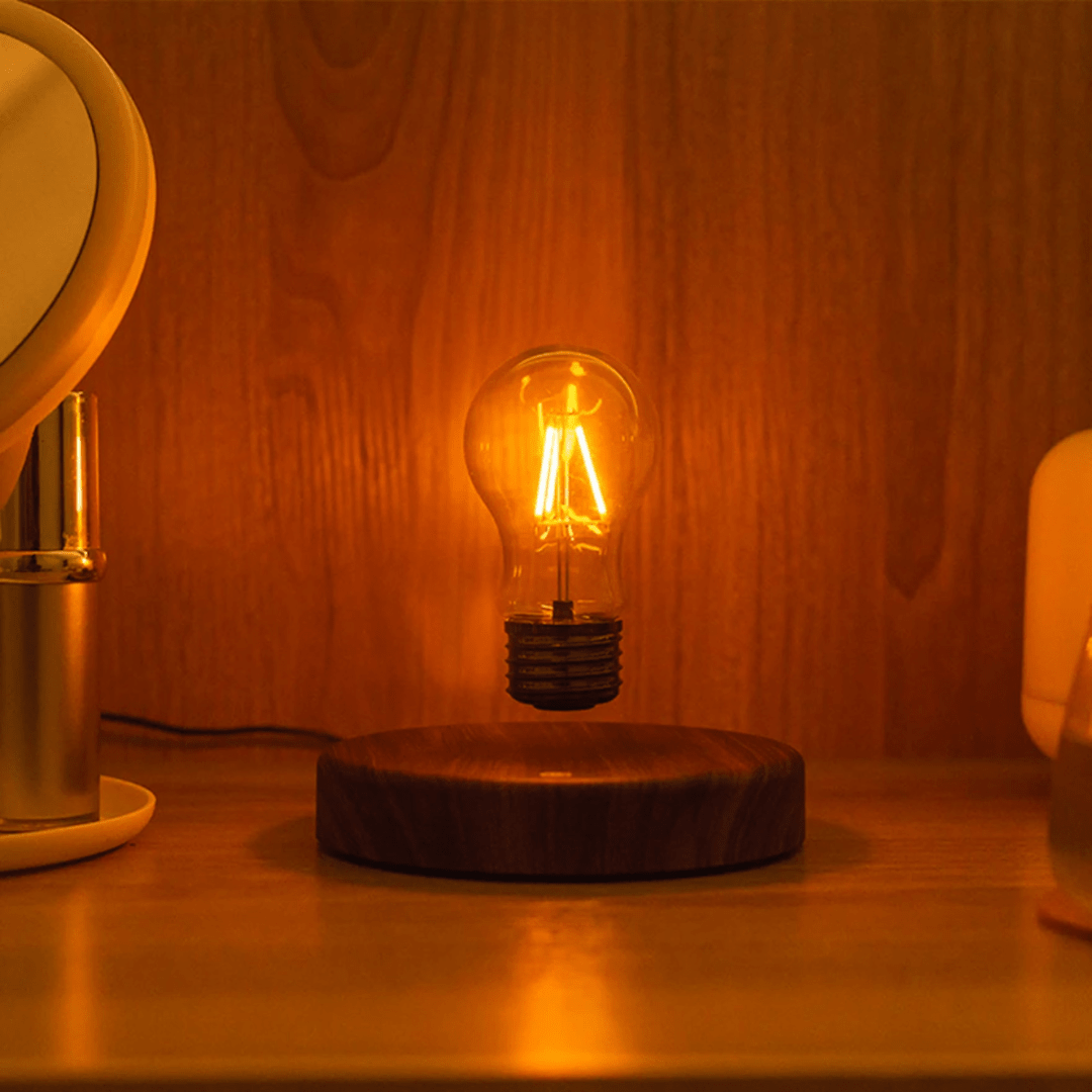 LumiGlide zwevende LED-lamp | Magnetische levitatielamp met touchbediening voor moderne ruimtes