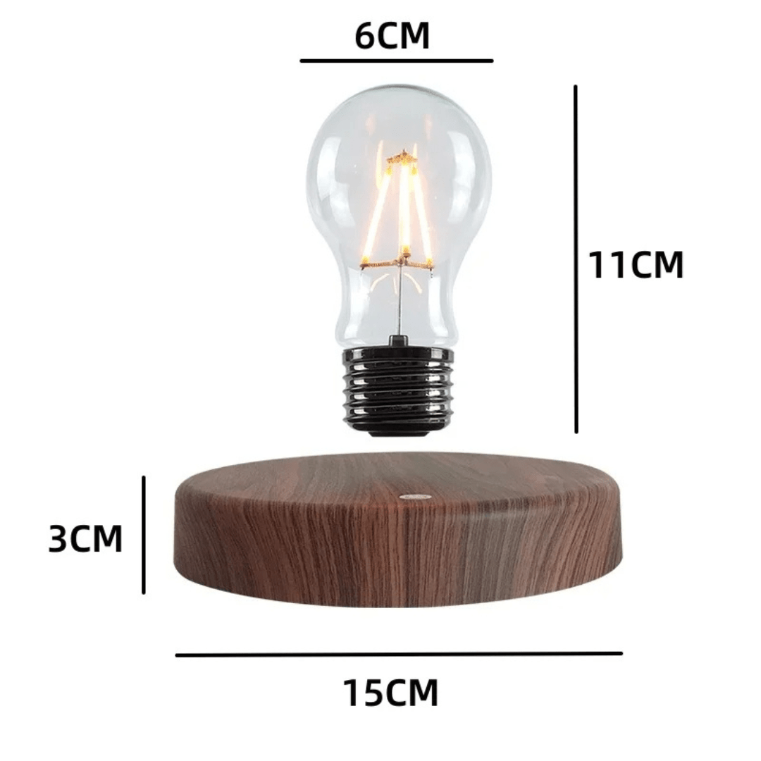 LumiGlide Floating LED Bulb | Magnetic levitation light with touch control for modern spaces