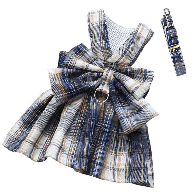 Harnais AURÉLIEN – Harnais pour chien réglable avec design élégant en nœud papillon