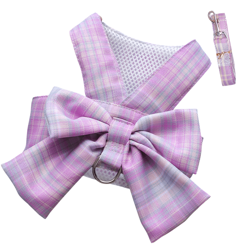 Harnais AURÉLIEN – Harnais pour chien réglable avec design élégant en nœud papillon