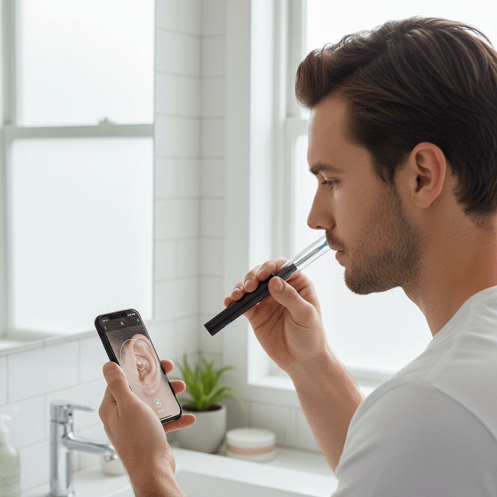 AURIVIEW – Nettoyeur d'oreille intelligent avec caméra HD