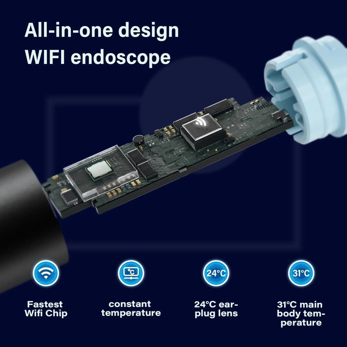 AURIVIEW – Nettoyeur d'oreille intelligent avec caméra HD