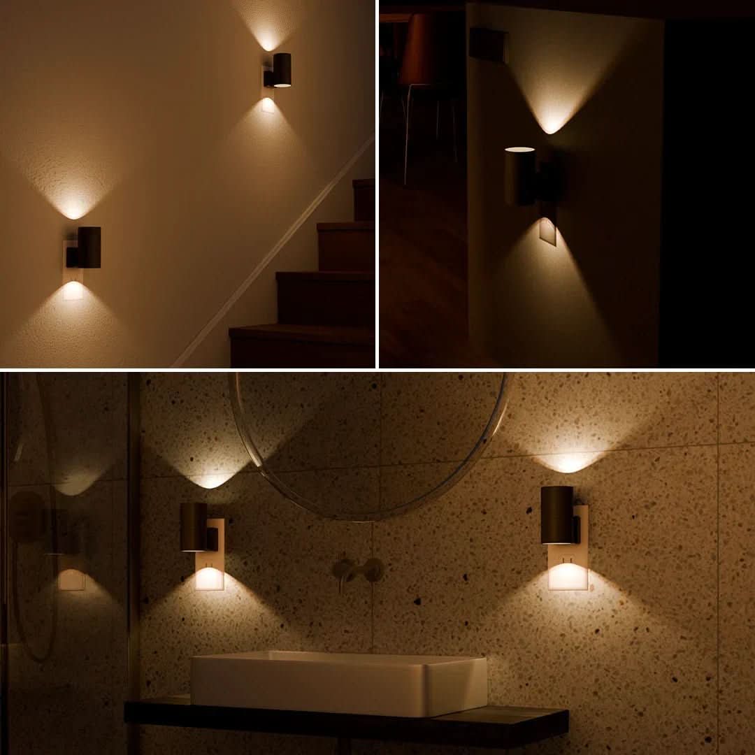 Aurora Night Light-Dimmable LED night lamp with day-night sensor for pleasant room lighting 3