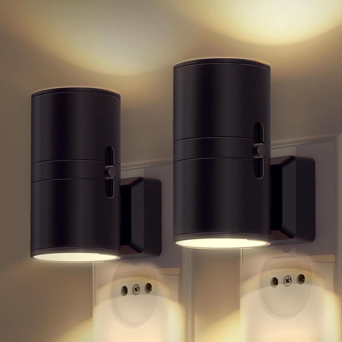 Aurora Night Light-Dimmable LED night lamp with day-night sensor for pleasant room lighting 2