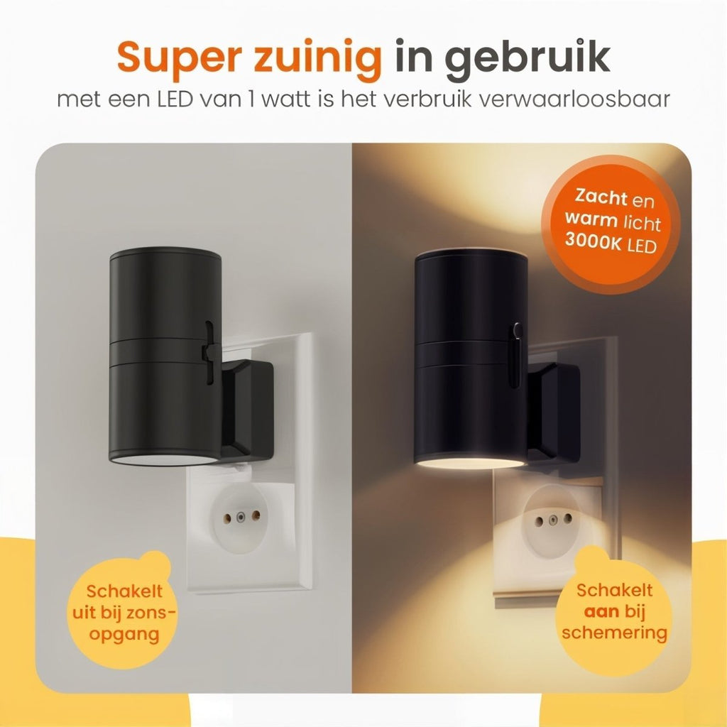 Aurora Night Light-Dimmable LED night lamp with day-night sensor for pleasant room lighting 4