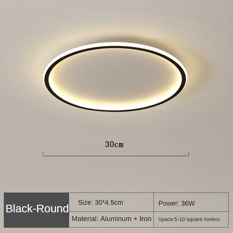 Auroraglobe-Scandinavian LED ceiling lamp for warm, glare-free living light 8