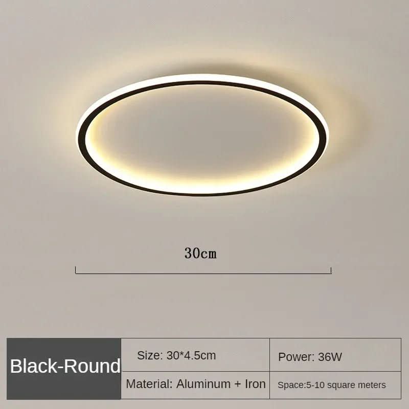 Auroraglobe-Scandinavian LED ceiling lamp for warm, glare-free living light 8