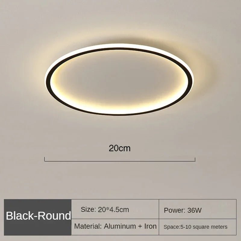 Auroraglobe-Scandinavian LED ceiling lamp for warm, glare-free living light 5