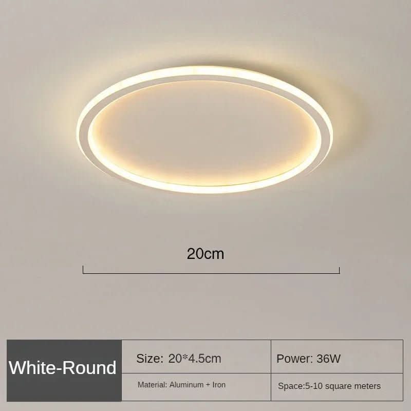 Auroraglobe-Scandinavian LED ceiling lamp for warm, glare-free living light 6