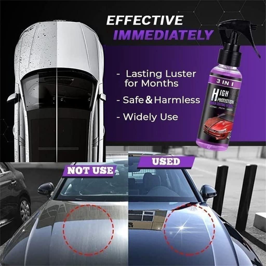 Advanced Car Spray - Mirror-Like Finish, UV Protection & Long-Lasting Shine 5
