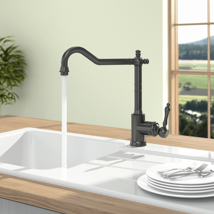  Avia 2.0 nostalgia kitchen fitting - anthracite & stylish for every kitchen-3