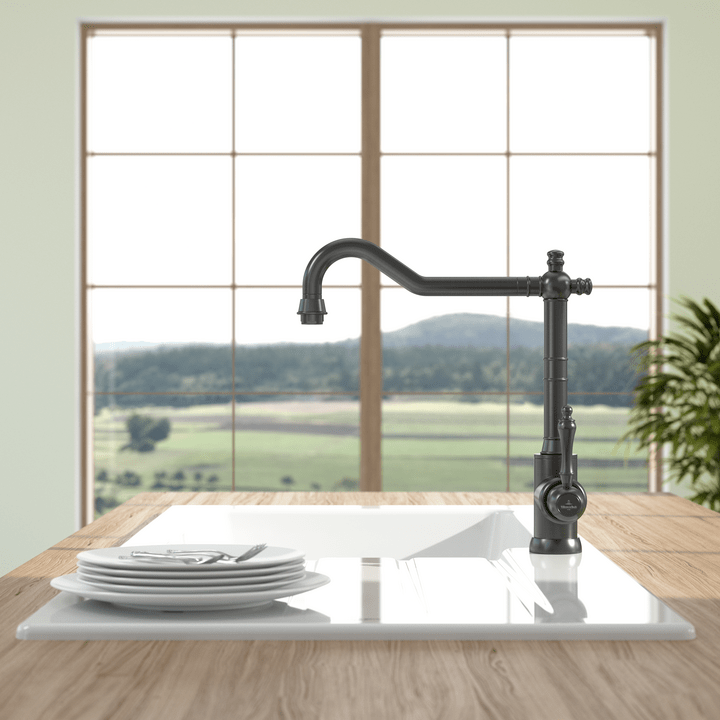  Avia 2.0 nostalgia kitchen fitting - anthracite & stylish for every kitchen-4