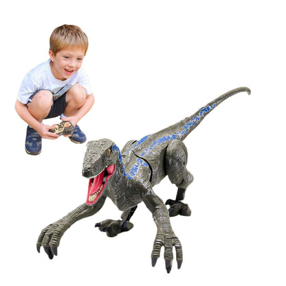 DINOREX – Movable Velociraptor with light & sound for dino adventures