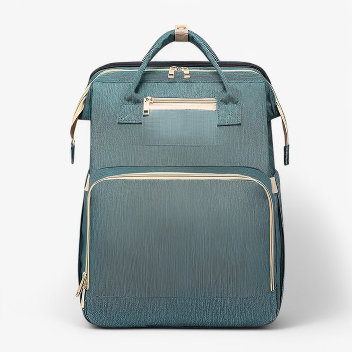 TravelNest - 2-in-1 Diaper Bag with Built-In Baby Bed, Water-Repellent Fabric 7