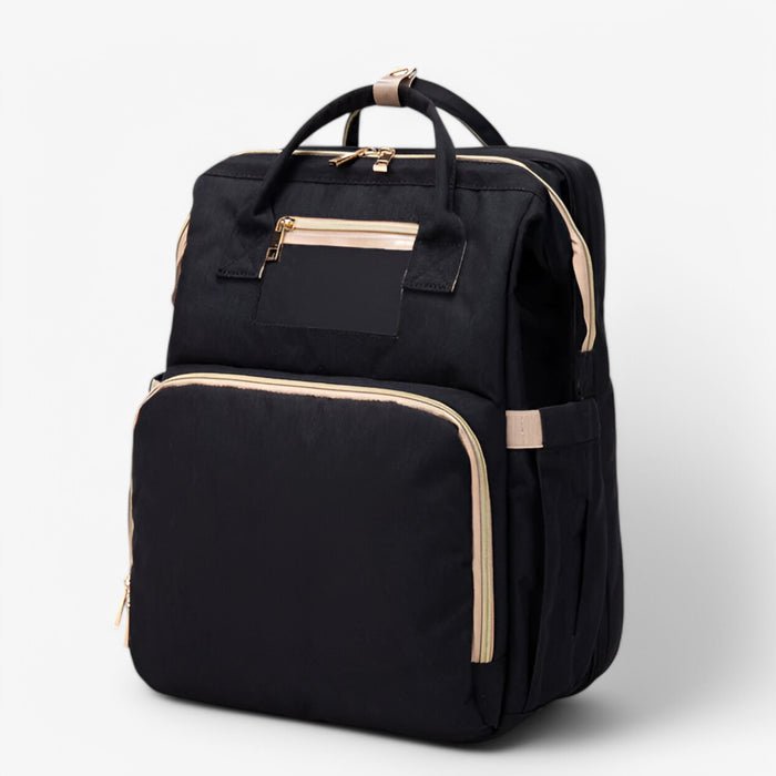 TravelNest - 2-in-1 Diaper Bag with Built-In Baby Bed, Water-Repellent Fabric 8