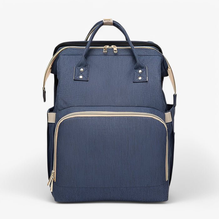 TravelNest - 2-in-1 Diaper Bag with Built-In Baby Bed, Water-Repellent Fabric 14