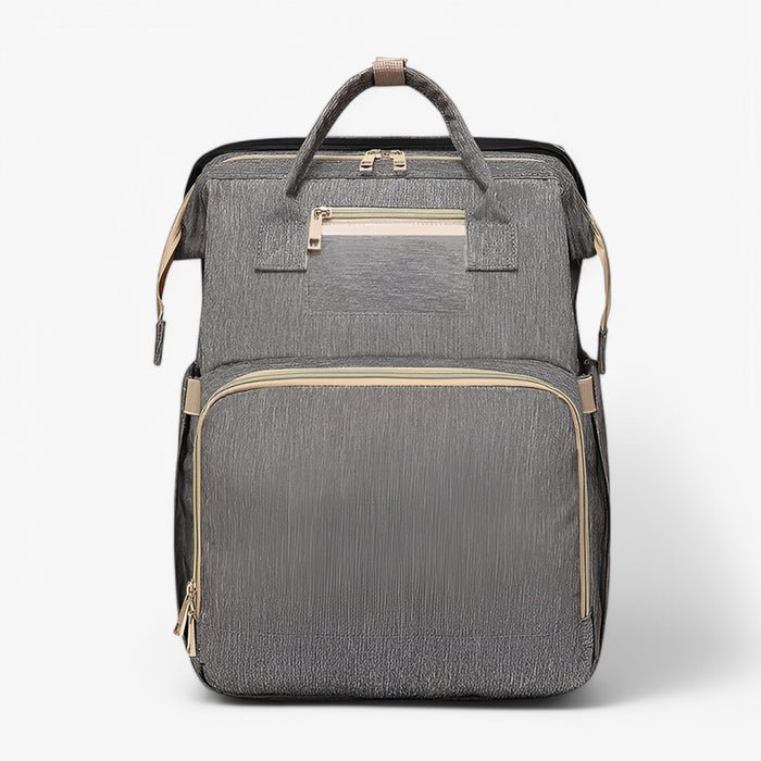 TravelNest - 2-in-1 Diaper Bag with Built-In Baby Bed, Water-Repellent Fabric 13