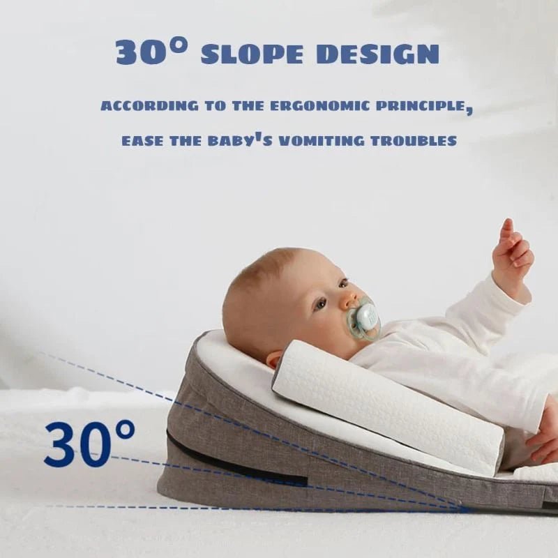 BABY DREAM PODPORA – Vankúš pre spanie na boku s proti-refluxným sklonom pre novorodencov