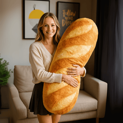 BAGUETTINA – Cuscino Morbido a Forma di Pane Francese per un Comfort Accogliente