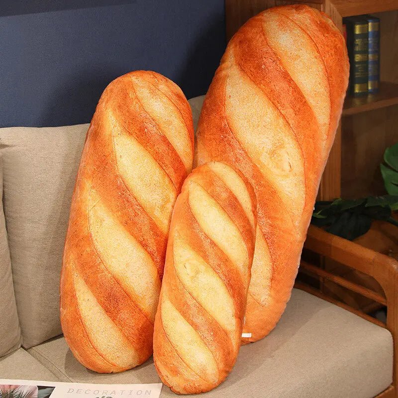 BAGUETTINA – Cuscino Morbido a Forma di Pane Francese per un Comfort Accogliente