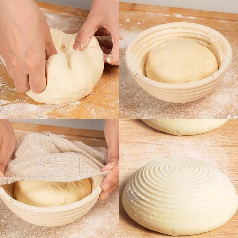 CRUSTORA – Handmade Rattan Proofing Basket Oval & Round for Perfect Bread Texture 5