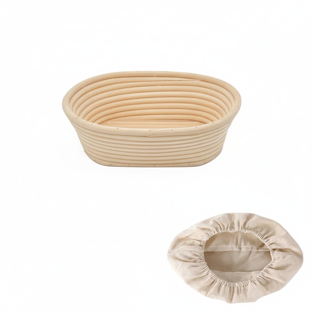 CRUSTORA – Handmade Rattan Proofing Basket Oval & Round for Perfect Bread Texture 7
